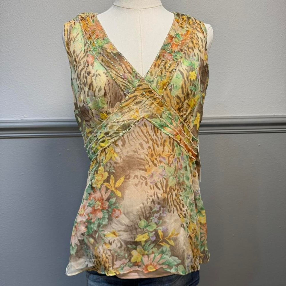 Y2K Silk Fairycore tank